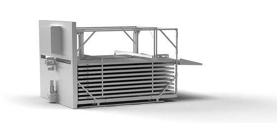 Eco-Froster: Durchlauffroster für Produktionslinien Eco-Froster: Durchlauffroster für Produktionslinien