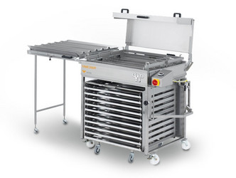 Fettbackautomat L2000 D Mit Vomumen-Dampfdeckel für größeres Gebäckvolumen